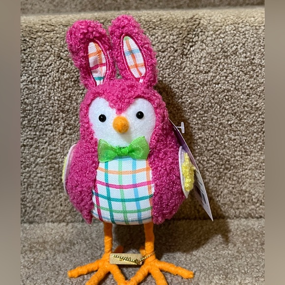 Target Spritz Spring Bird Pink Bunny Plaid Tint 2025 Easter Decor - Picture 1 of 1